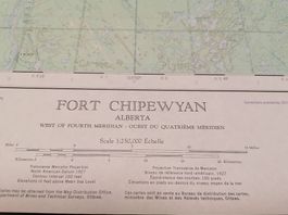 Landkarte Fort Chipewyan