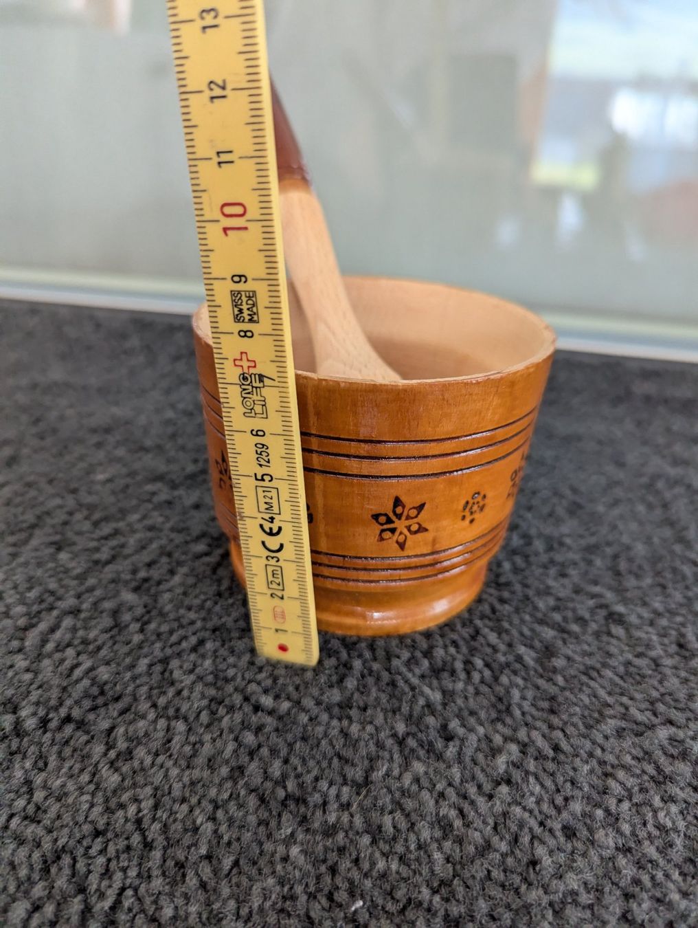 Set di piatti: Vintage - Holz Mörser aus der ehem. UdSSR – Usato da Ormalingen venduto da marithias23 4