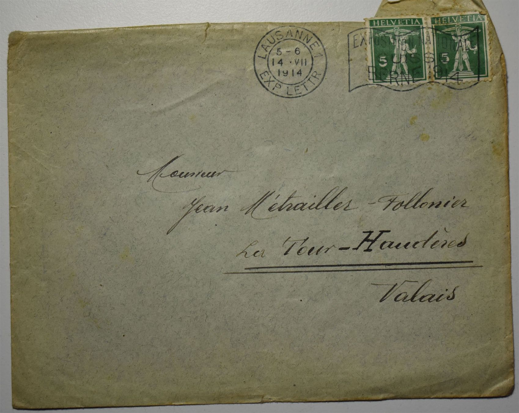 Buste & buste per spedizione: Lot de lettres anciennes – Usato da Petit-Lancy venduto da Pimose 7