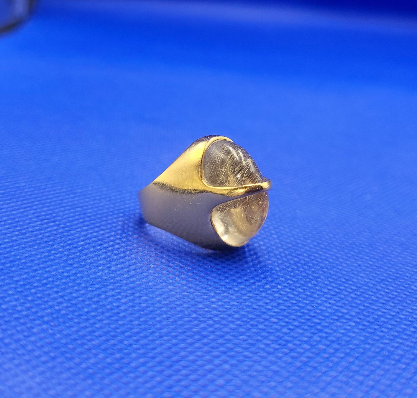 Anelli: Massiv 18 Karat 750 Gold Ring Mit Stein. – Usato da Wald ZH venduto da Aniade 3