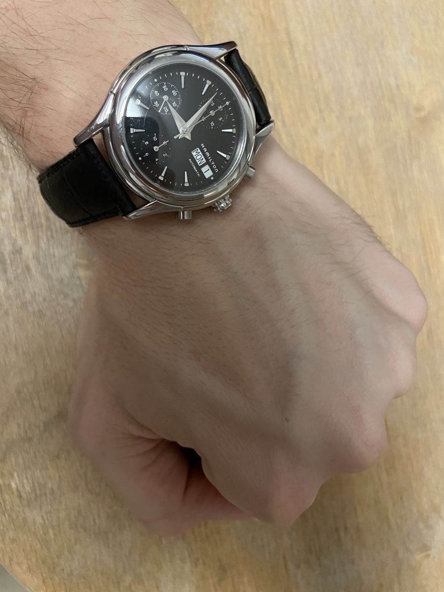 Hamilton Orologi: Hamilton Automatic Chronograph Linwood Full Set 38mm – Usato da Baar venduto da dieUhrenwerkstatt