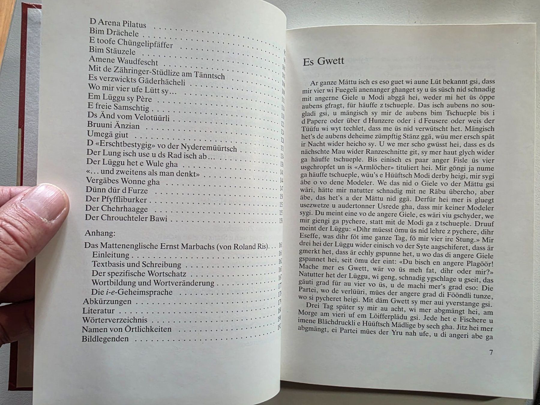 Libri: Mattegieu Gschichte - Ernst Marbach - 1989 – Usato da Walterswil BE venduto da Lonitti 6