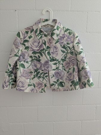Dolce & Gabbana Blazer Rosendruck,  Seidei