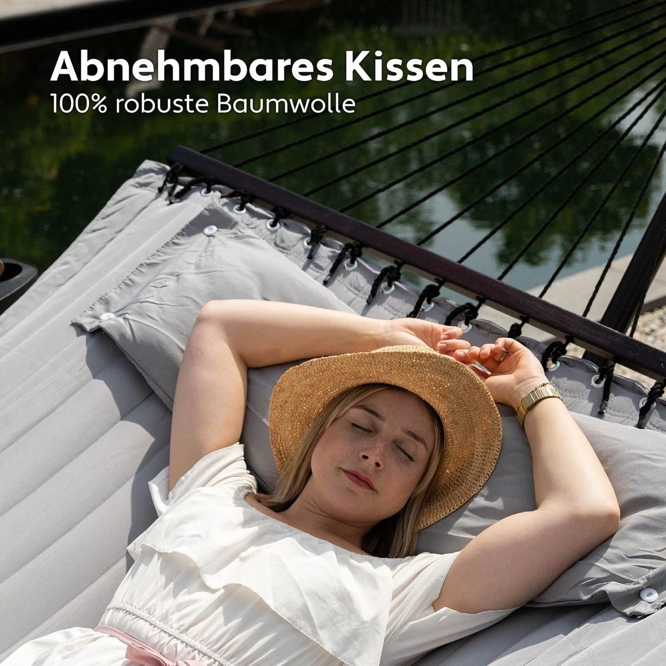 Amache: Doppelhängematte Ständer Outdoor Garten Pool Balkon – Nuovo e nell'imballaggio originale da Schaffhausen venduto da AllesMussRaus60 5
