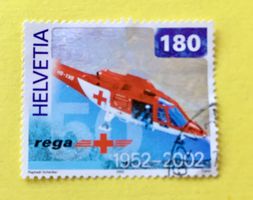 Nr.1040 Sondermarke,50 Jahre Rega Helikopter Agusta A-109-K2