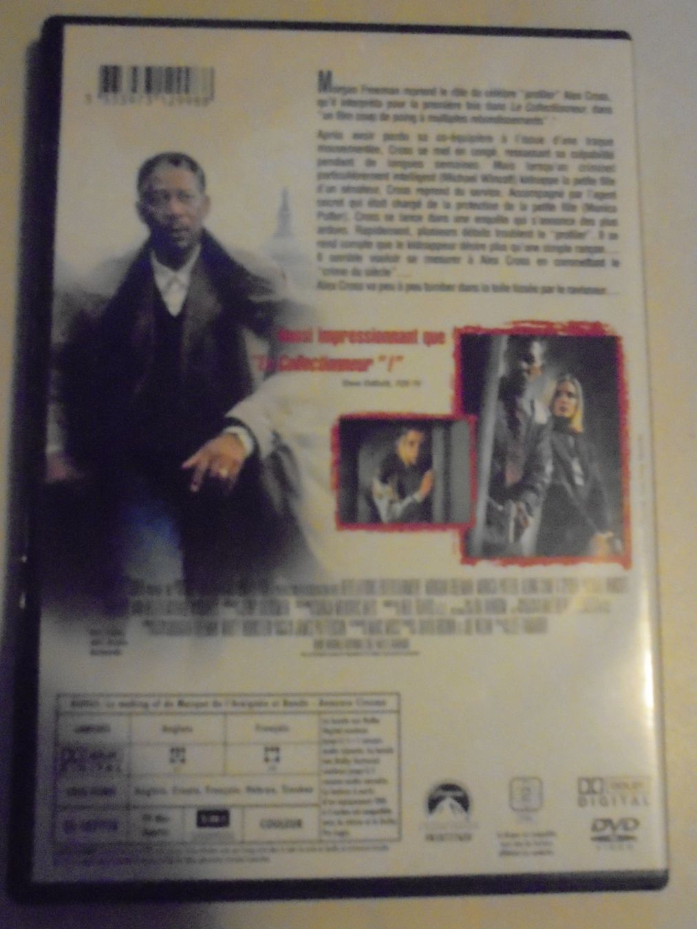 Tutti i DVDs: " le masque de l' araignée " Morgan Freeman, français + engl – Usato da Crissier venduto da Promopost 1