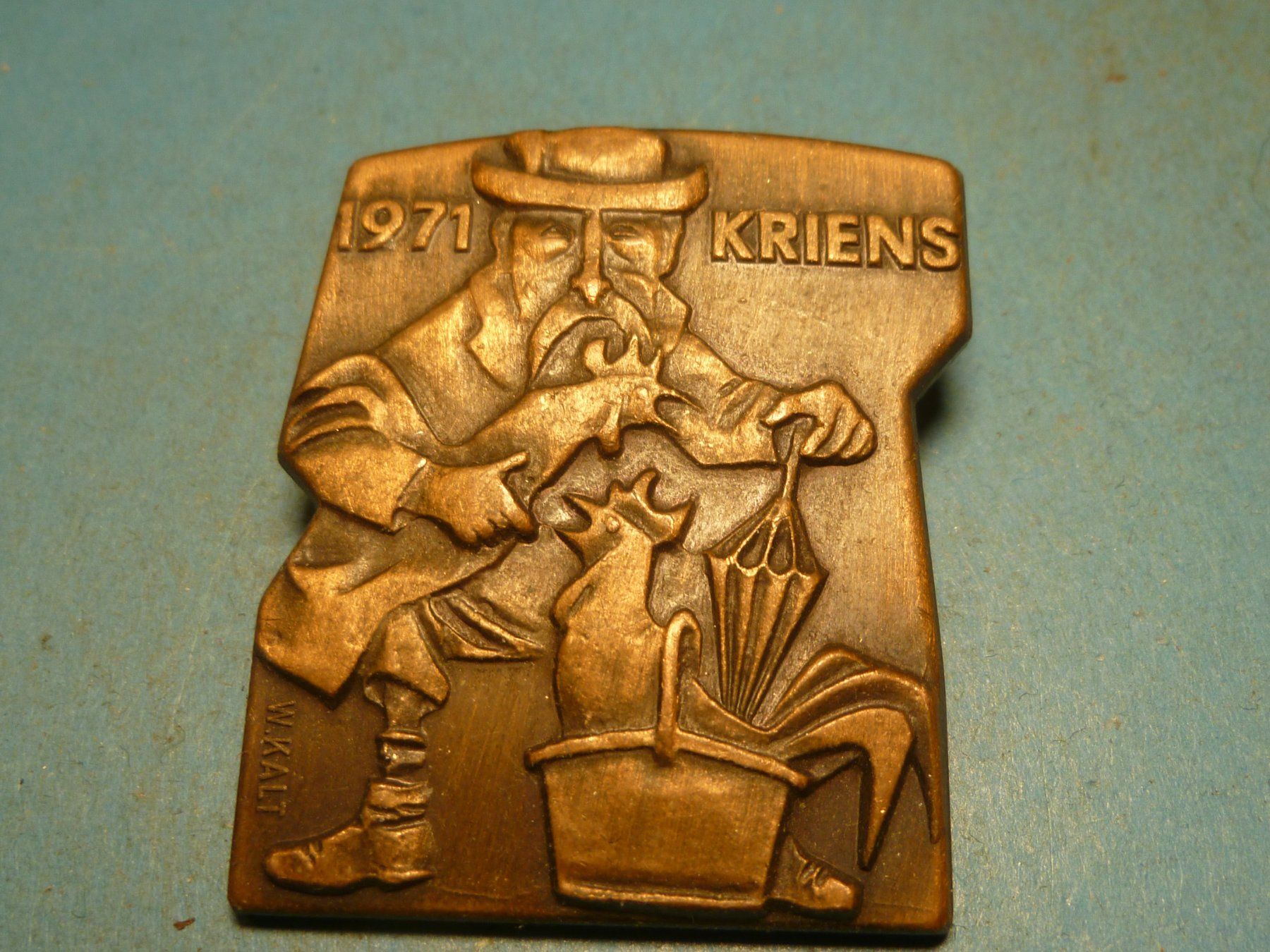 Placchette & Badge: KRIENS 1971 BRONZE – Usato da Ried (Muotathal) venduto da Mandarin02