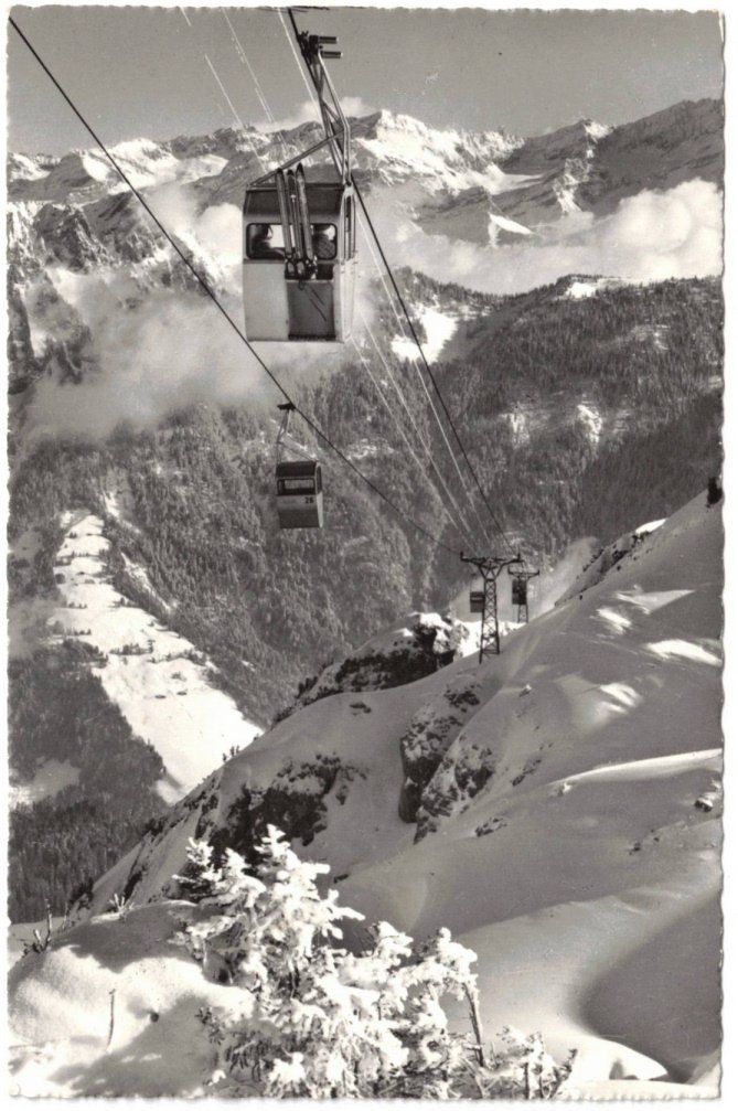 Cartoline postali: Leysin - Gondelbahn – Usato da Binningen venduto da Mountainrider