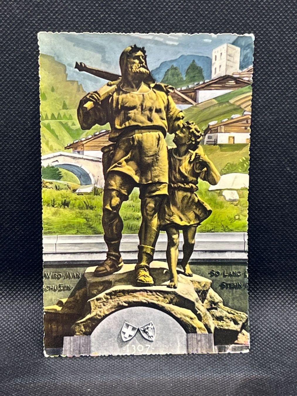Cartoline postali: Altdorf - Telldenkmal – Usato da Widnau venduto da Brusi9