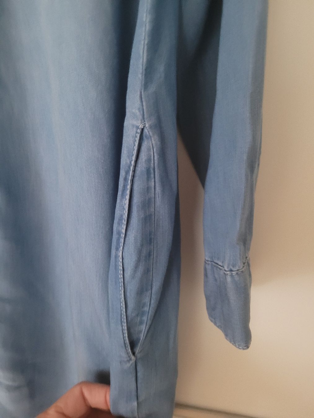 Vero Moda Camicette: Vero Moda Longbluse in Jeansoptik, hellblau, Gr. XL – Usato da Büren NW venduto da nie_k6382 1