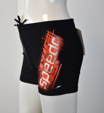 Speedo Kinder Badehose Jungen/ Lycra /schwarz,orange/Gr.116