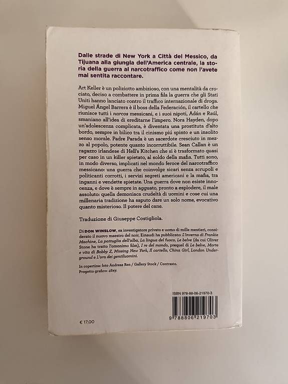 Libri: Il potere del cane - Don Winslow – Usato da Sementina venduto da sabrii_ 1