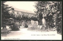 Lavey-les-Bains, Parc de l'Hôtel, vers 1915