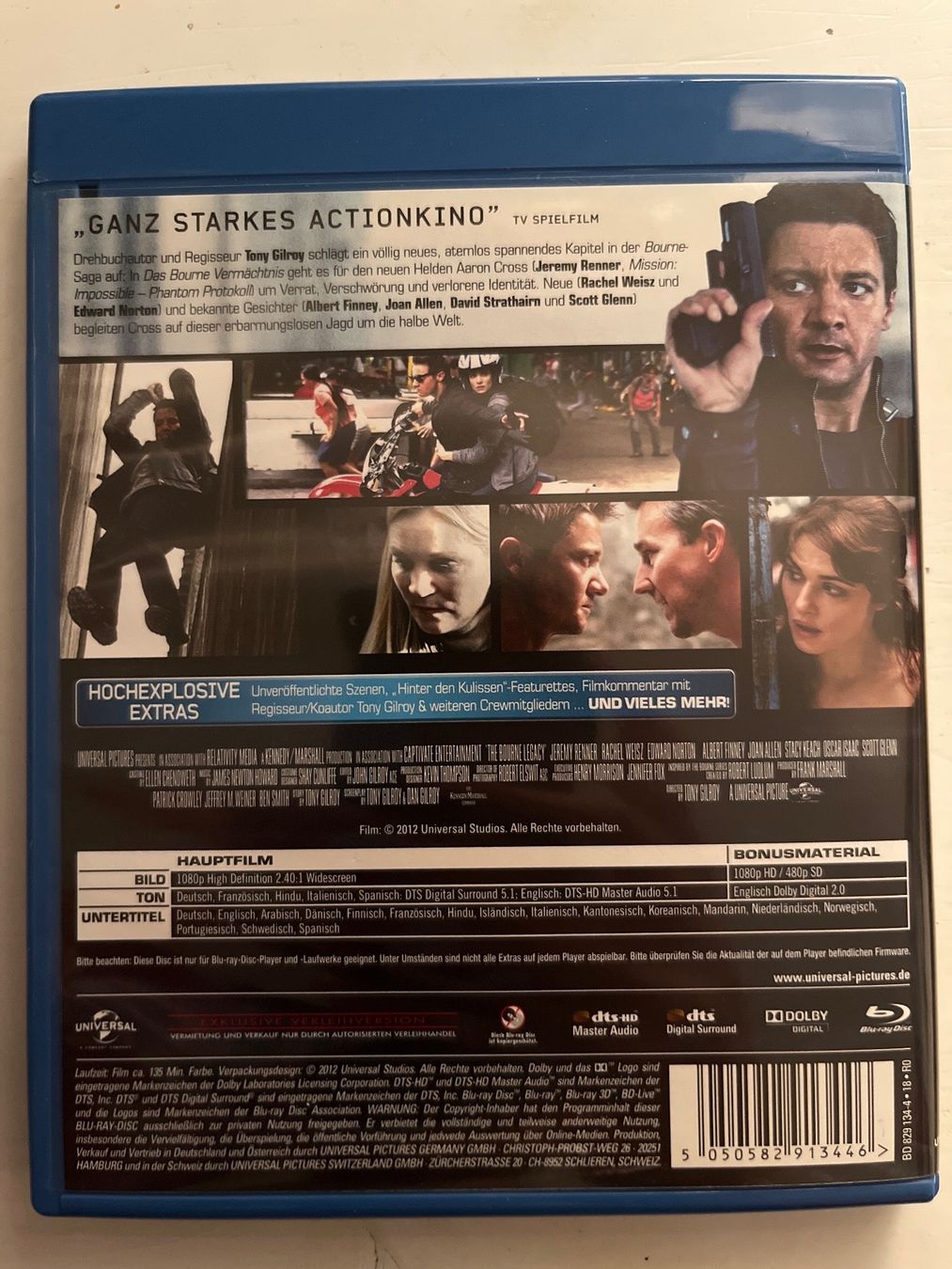 Tutti i DVDs: Das Bourne Vermächtnis (2012) Blu-ray – Nuovo (secondo la descrizione) da Sierre venduto da black.box 1