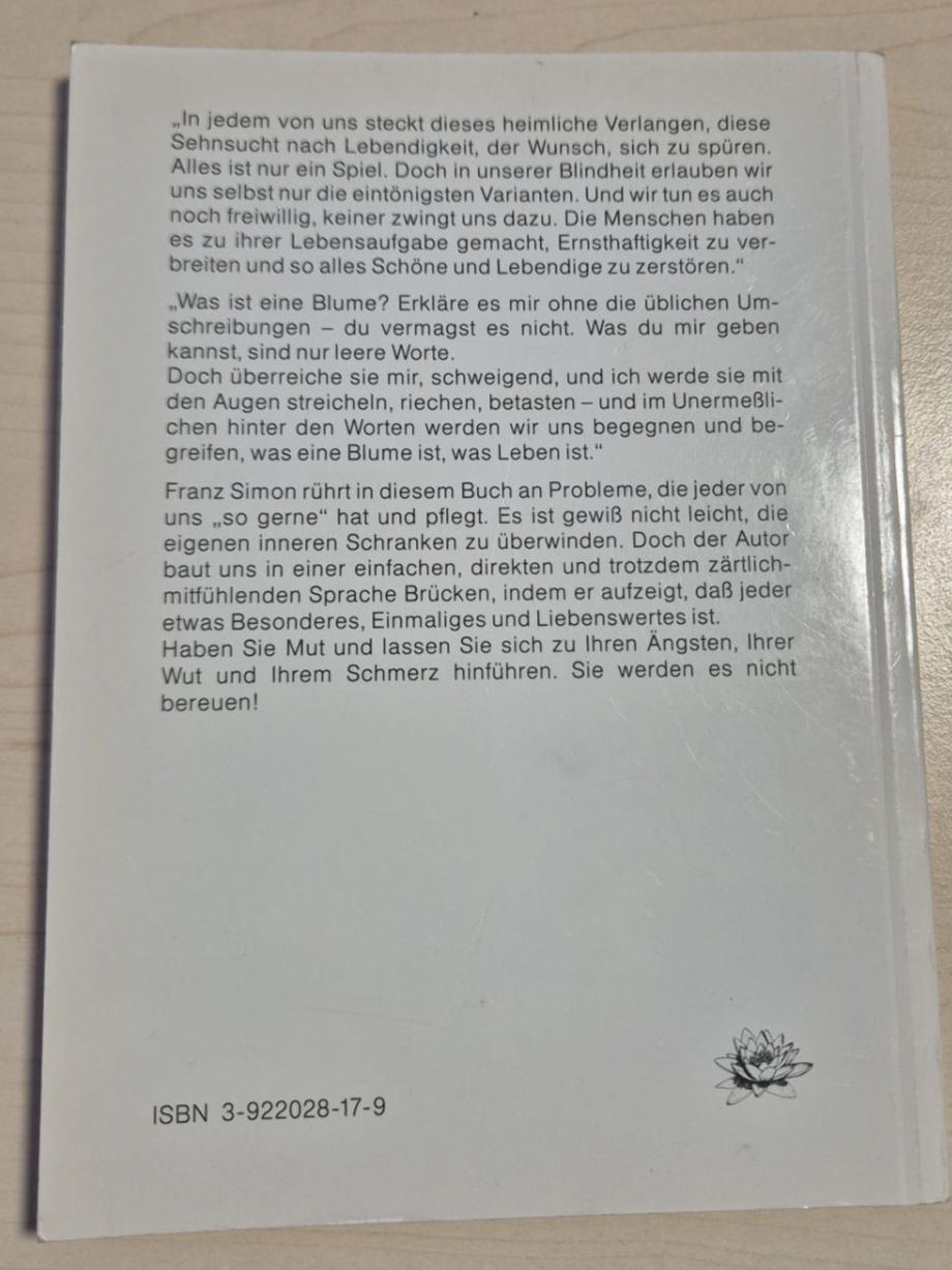 Libri: Buch Angst, Wut & Schmerz - Franz Simon – Usato da Krauchthal venduto da SamsPuce 1