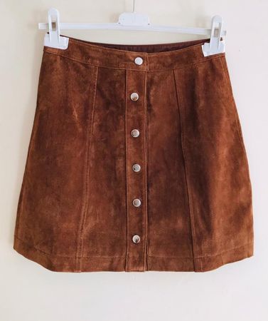 Leather skirt - Wildleder Rock
