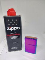 Briquet Rainbow Chrome (Atomic) +   Zippo Originale 125 ml