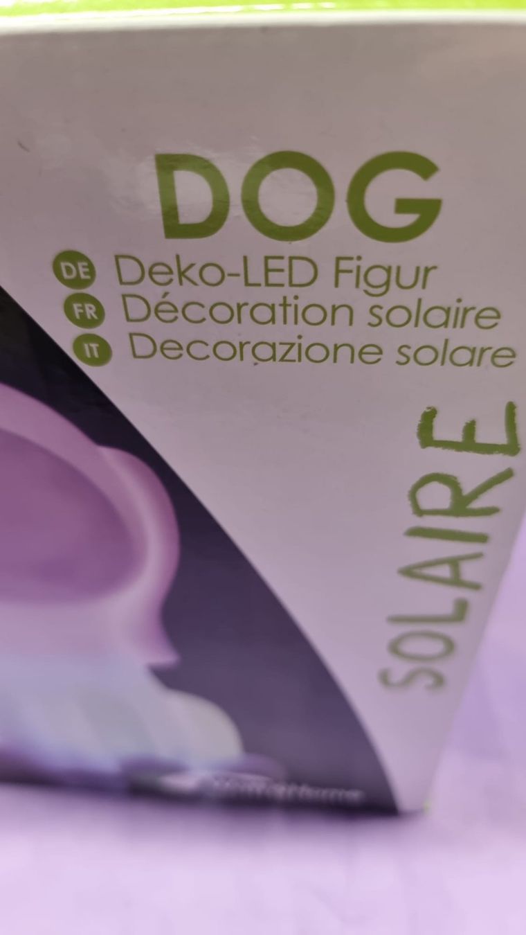 Lampen: Solarlampe Hund multicolor – Neu (gemäss Beschreibung) aus Rebstein von James-Dean 6