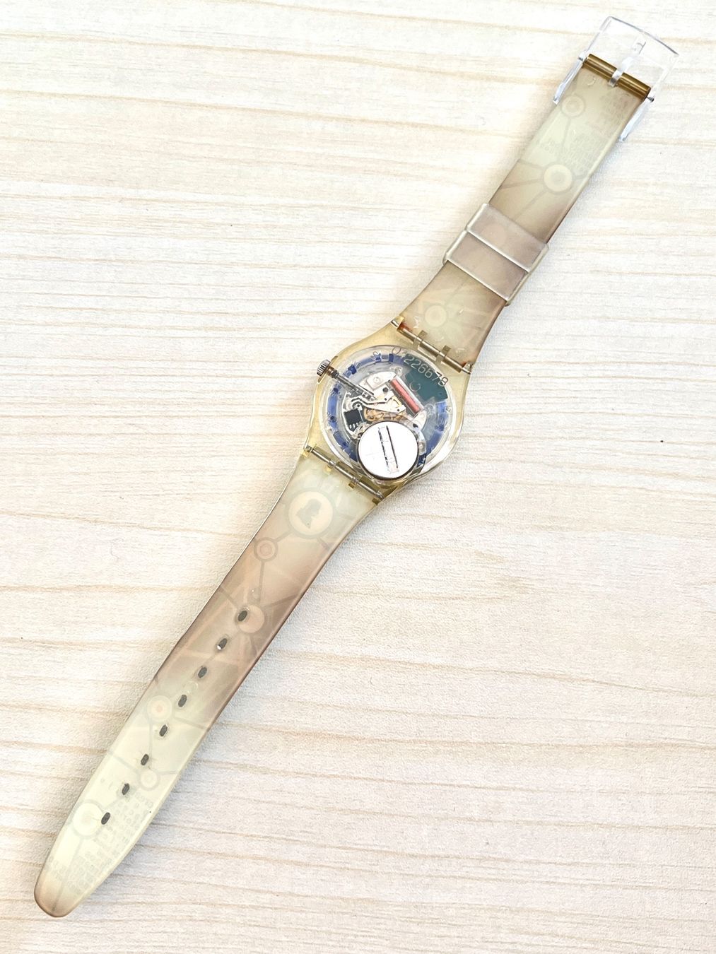 Swatch Orologi: Swatch Uhr, Blau/Weiss – Usato da Grenchen venduto da chththl 6