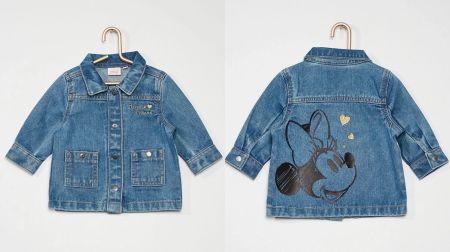 MINNIE DISNEY 🖤 🐭 veste denim jeans NEW! 86