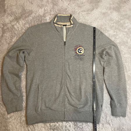 Napapijri Sweatjacke Herren L Grau mit Reissverschluss