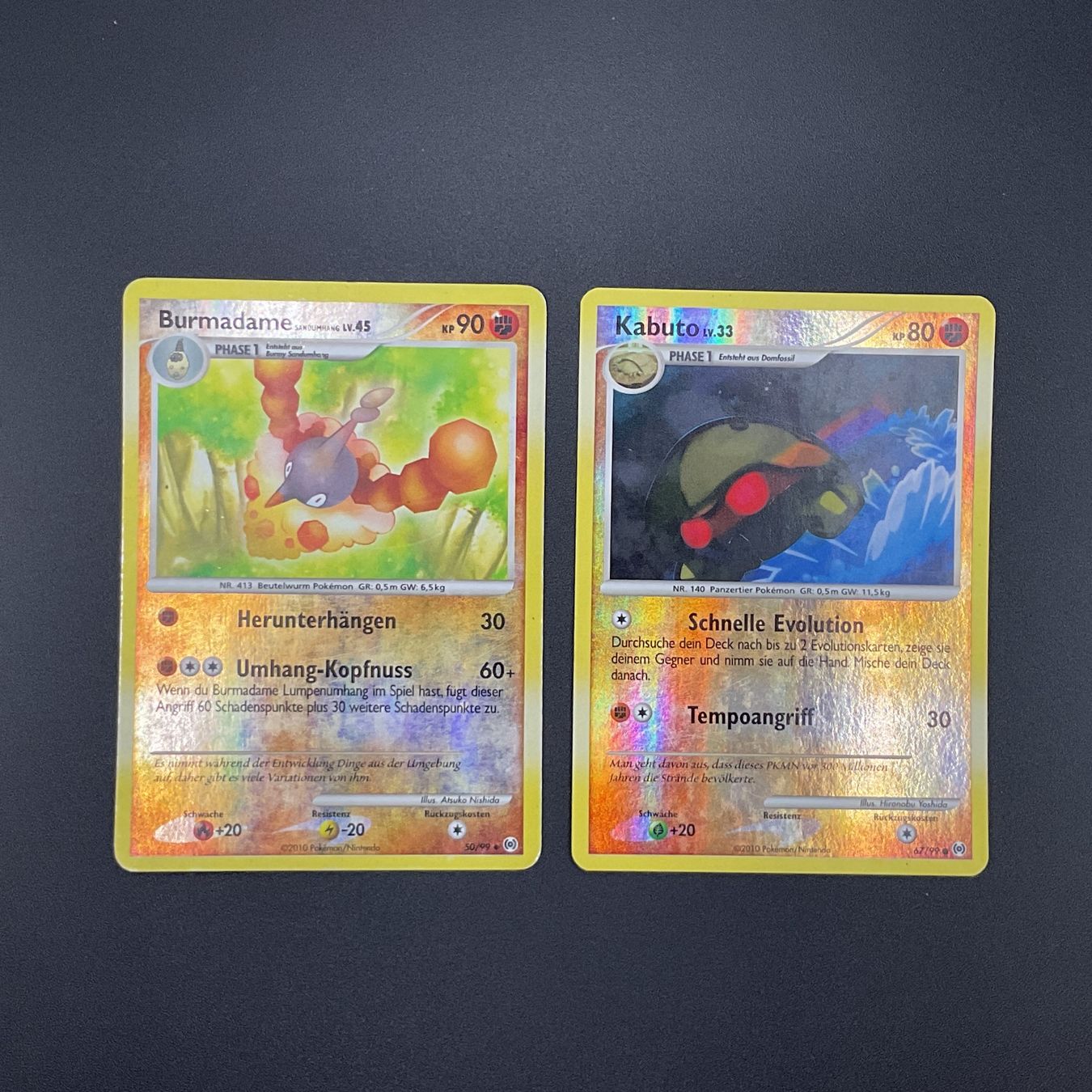 Pokémon Carte collezionabili: Pokémon 7x  Reverse Holo Platin DE Ab 1 -. – Usato da Niederuzwil venduto da NadineS75 3