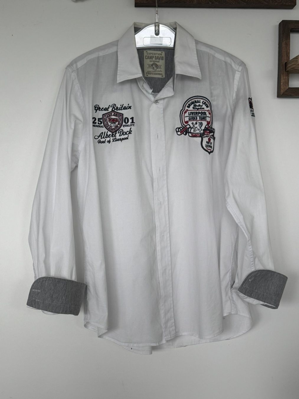 Camp David Camicie: Camp David Hemd, Grösse L, Weiss, gebraucht – Usato da Uhwiesen venduto da mic_kd6g 1
