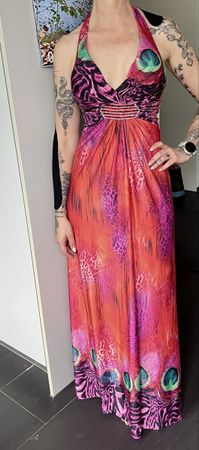 Langes Strandkleid