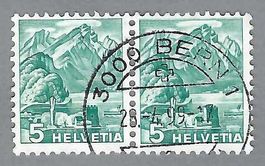 Z/202y DP1, DOPPELPRÄGUNG, 0 BERN, SEHR SAUBER