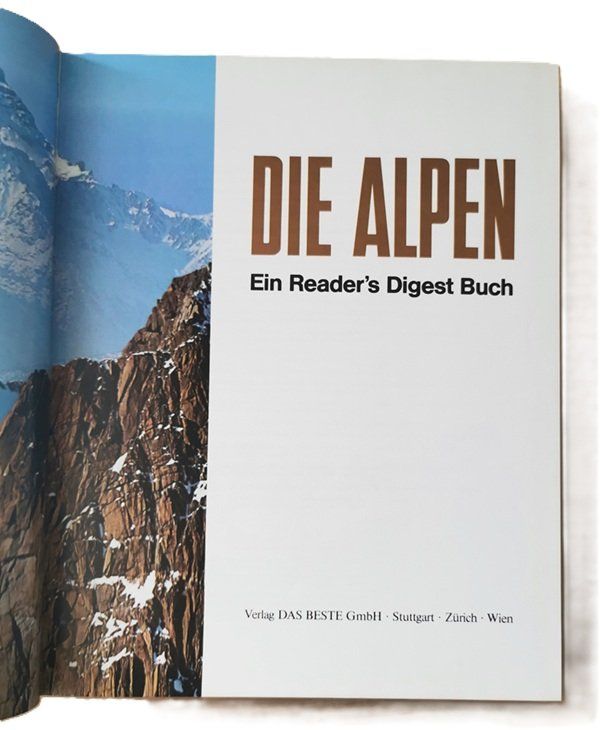 Bücher: Die Alpen  (Buch) – Gebraucht aus Wilen b. Wollerau von morethanmusic 2