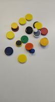 Bunte Magnete für Kühlschrank oder Magnettafel, 17 Stück
