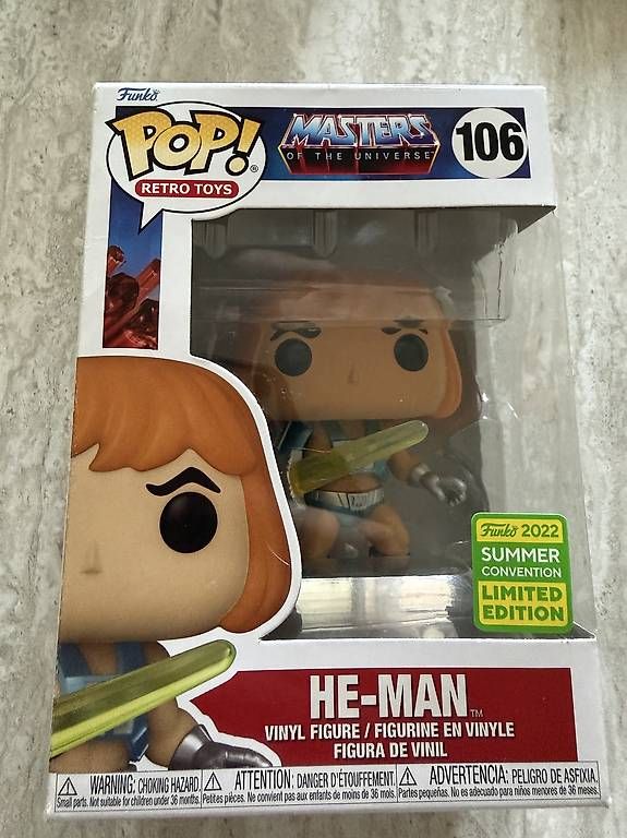 Statuette: Funko pop He-Man 106 limited edition 2022 – Usato da Emmen venduto da kat_ltp2