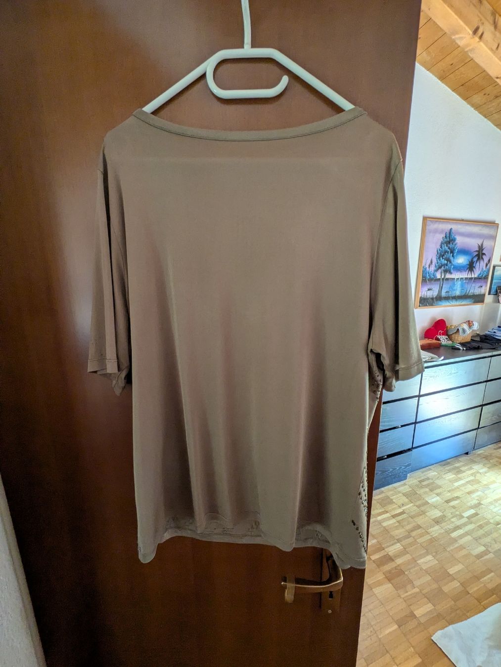 Canottiere & Pantaloni: Maglia seta donna con paillettes  – Usato da Taverne venduto da mel_z8df 2