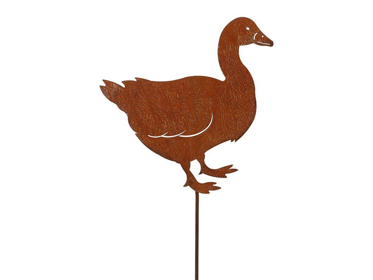 Alle Dekorationen: Gartenstecker Gans Rost 60cm – Neu und originalverpackt aus Matzendorf von Gartendeko-Shop 1