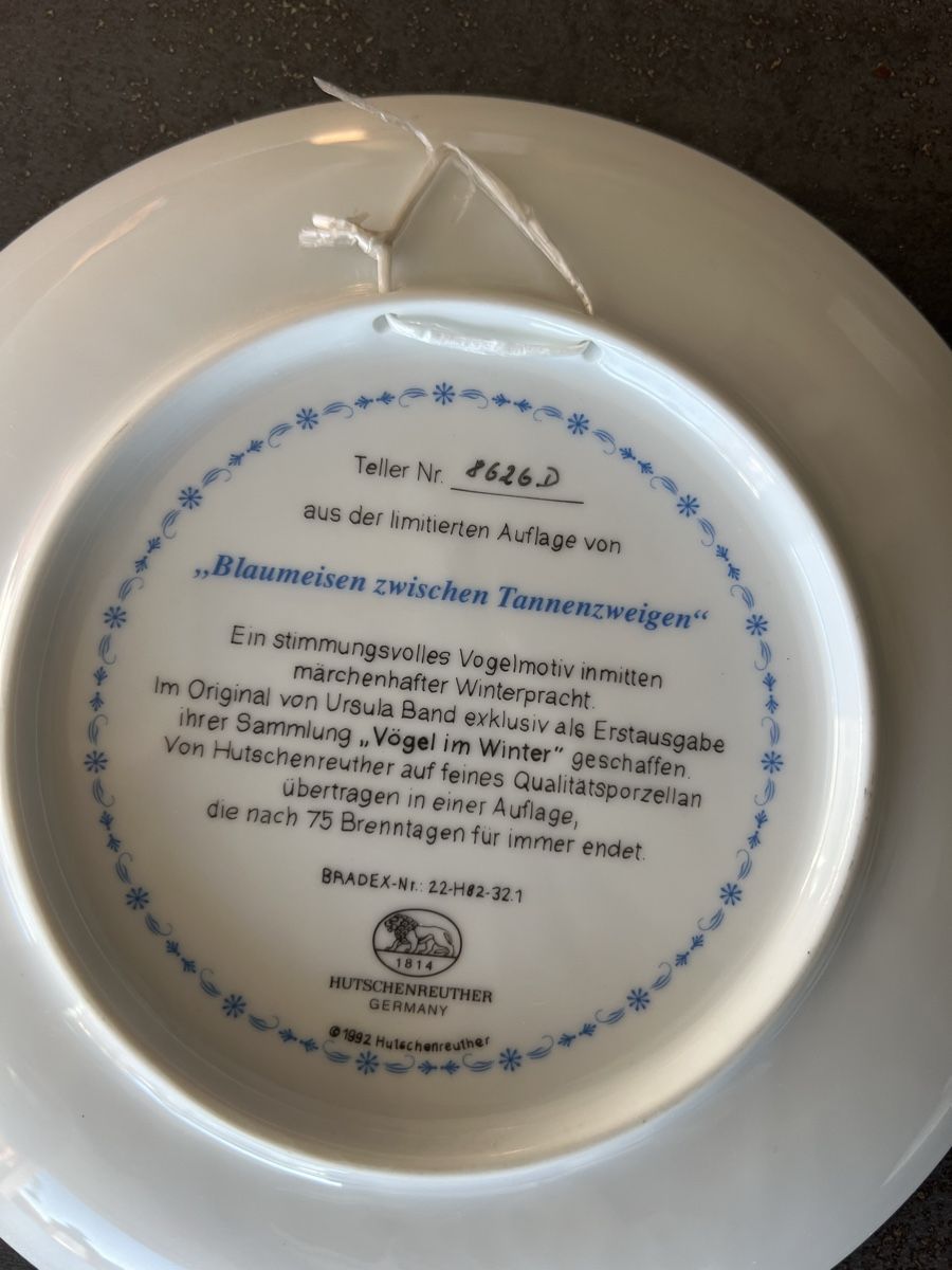 Teller: Assiettes peintes Ursula Band – Gebraucht aus Châtel-St-Denis von gpf_6dsd 4