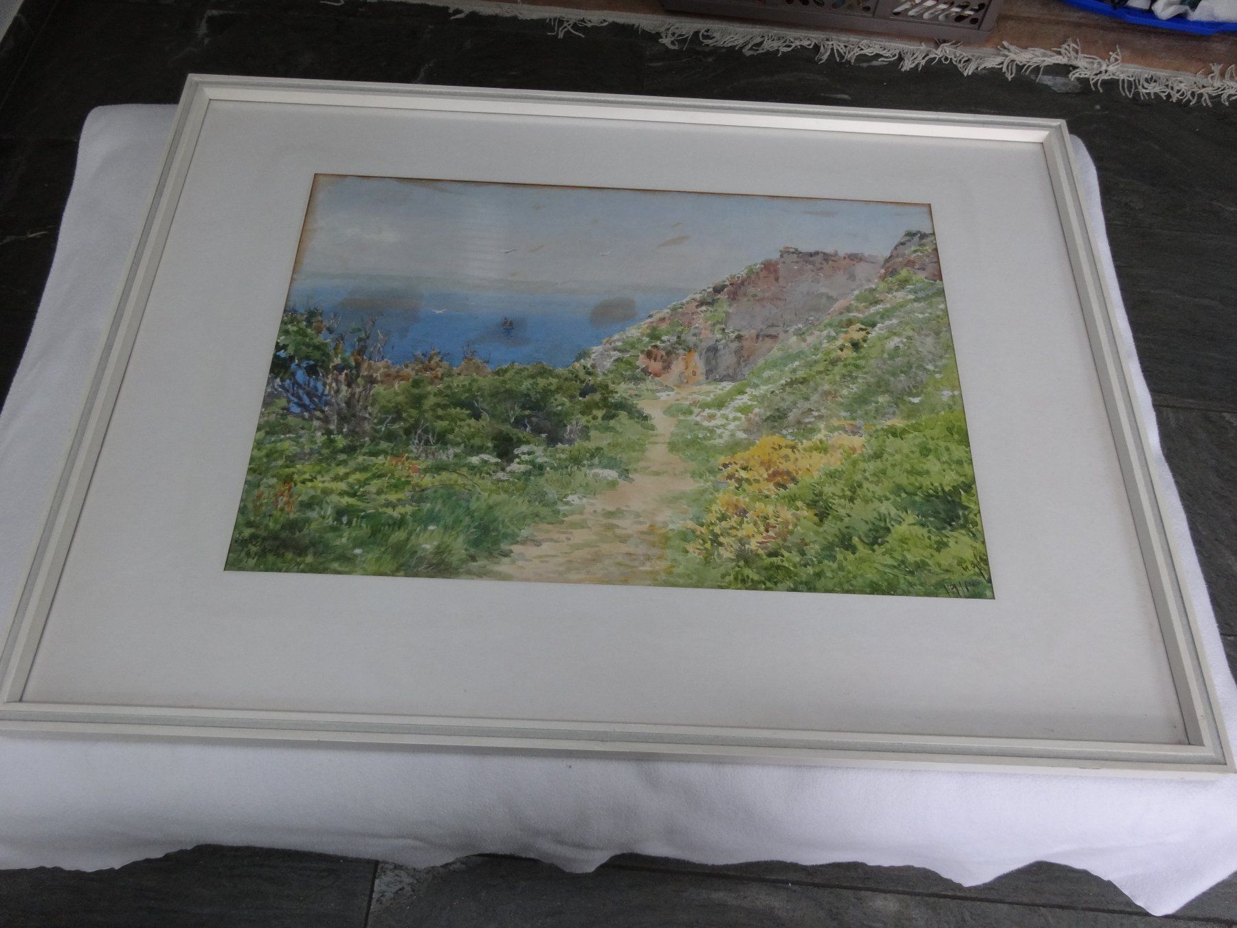 Dipinti: Aquarell  Signiert Landschaft 1918 – Usato da Neerach venduto da jenny062 1