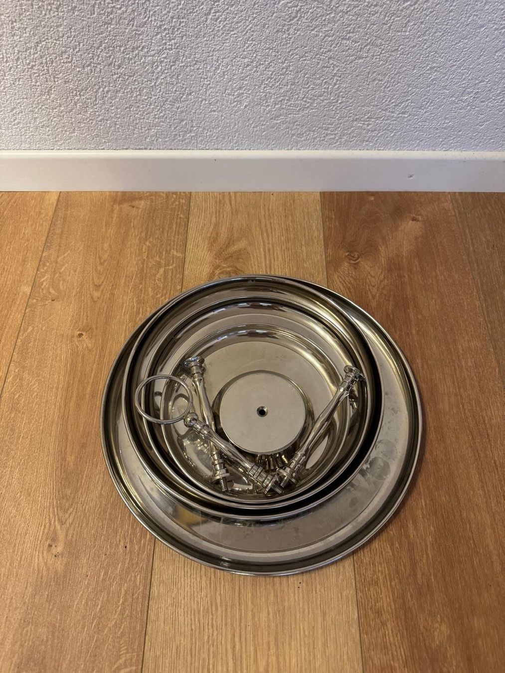 Tutte le decorazioni: Etagere aus Edelstahl – Usato da Aarburg venduto da Injac