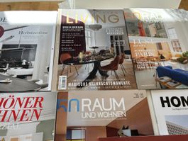 10 Wohnmagazine neuwertig
