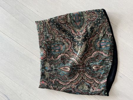 Zara Minirock Gr.S, Samt Paisley Muster, Herbst-Look!