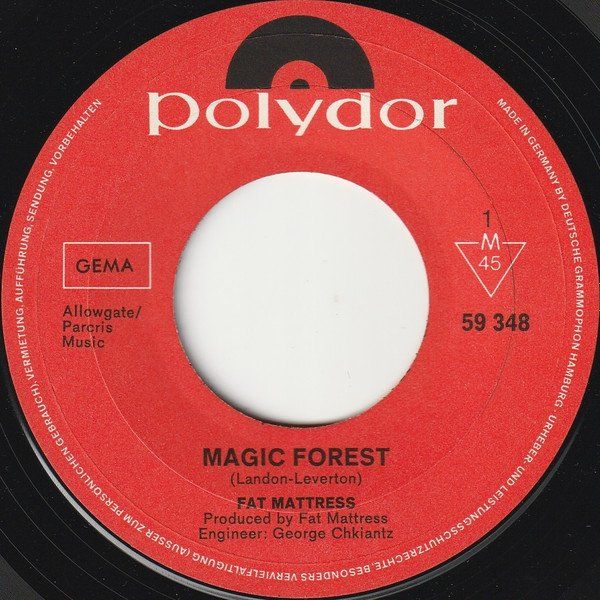 Schallplatten: FAT MATTRESS Magic Forest 7" Single Deutschland 1969 – Gebraucht aus Thun von Pemoya 1
