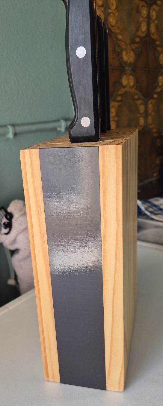 Coltelli: Messerblock aus Holz mit 5 Messern- lunasol – Nuovo (secondo la descrizione) da Zofingen venduto da Just_That_Thing 7