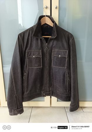 Lederjacke YVES braun Grösse S guter Zustand