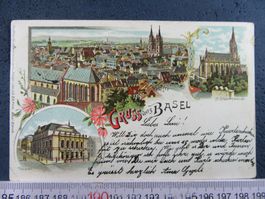 BASEL 3BILD-LITHO AK-BS KL.HICK BUG GEL.DR