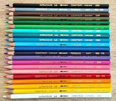 Lot de 21 crayons Caran d'Ache aquarellables NEUFS