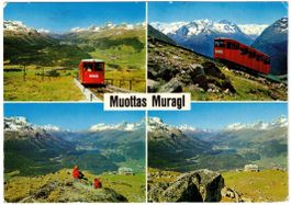 St. Moritz - 4 Bild AK Muottas Muragl