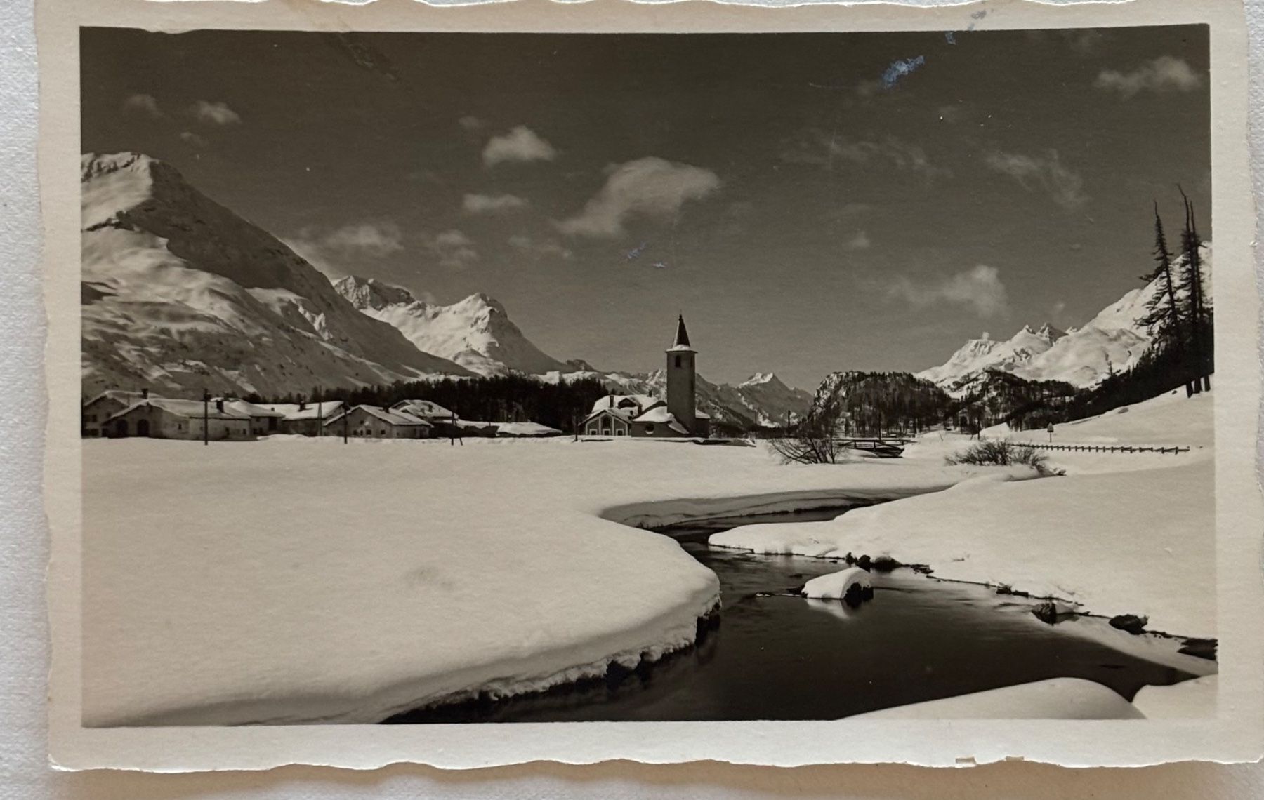 Ansichtskarten: E. Meerkämper, Davos - Sils im Engadin – Gebraucht aus Frauenfeld von Merk52