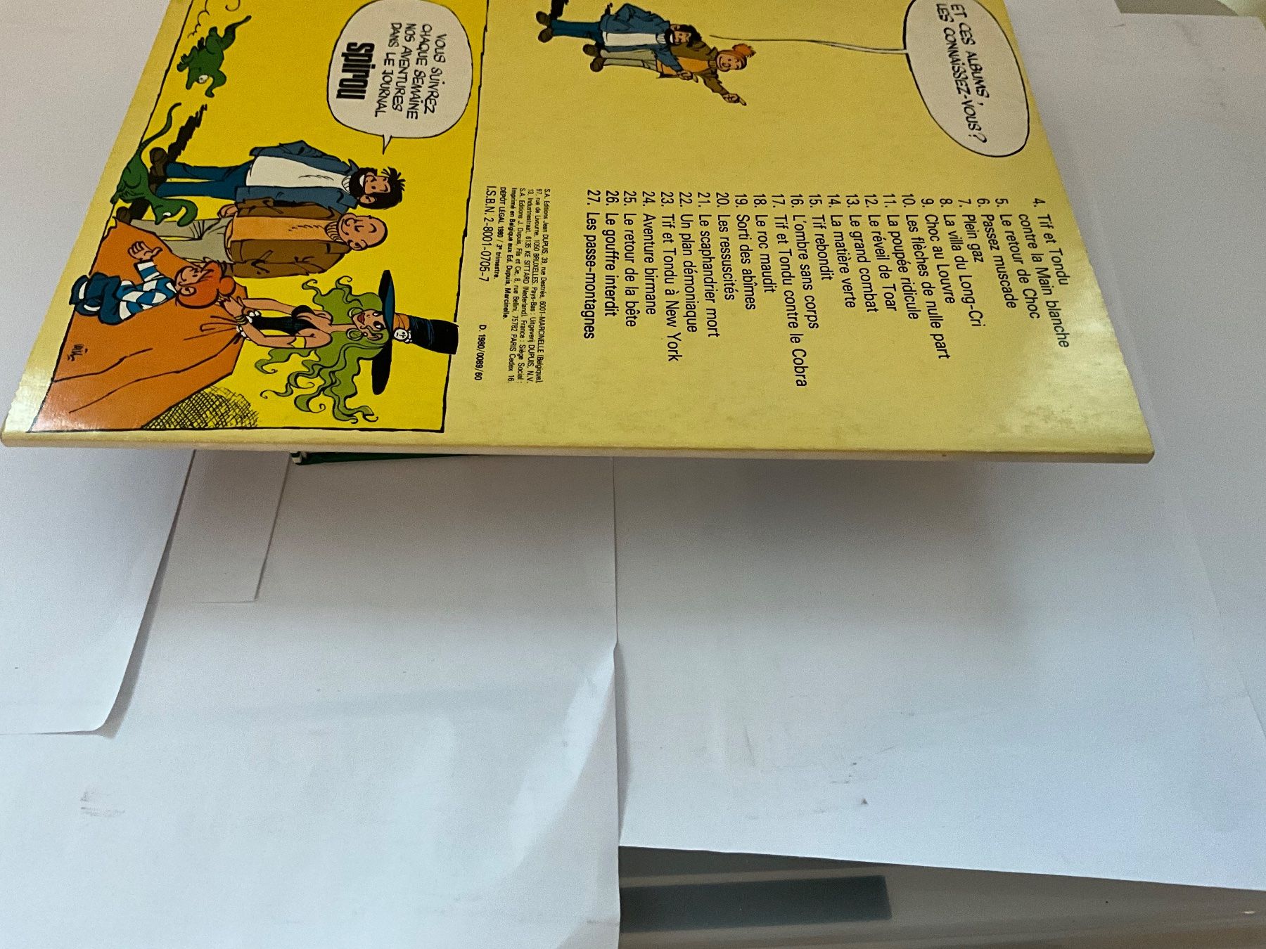Fumetti: EO Tif et Tondu T.28 - Metamorphoses – Usato da Agriswil venduto da Ueli03 2