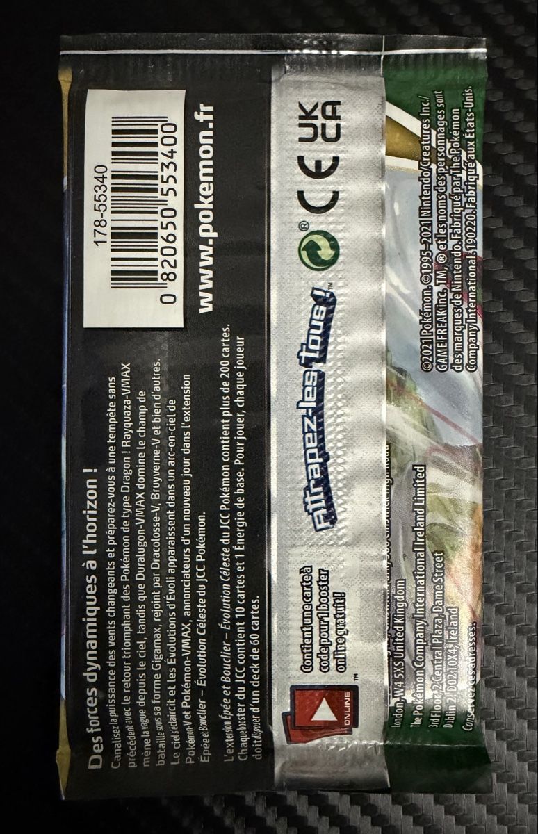 Pokémon Carte collezionabili: Pokémon Booster Évolution Céleste FR Rayquaza Scellé – Nuovo e nell'imballaggio originale da La Chaux-de-Fonds venduto da CatchEmCardzz 1