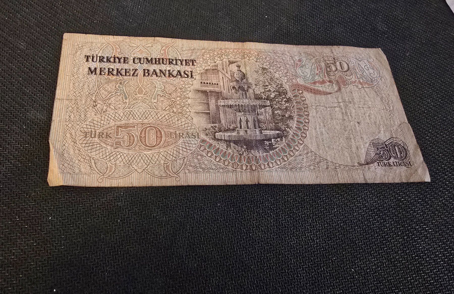 Banconote: Billet Turquie 50 – Usato da Petit-Lancy venduto da Minnie26 1