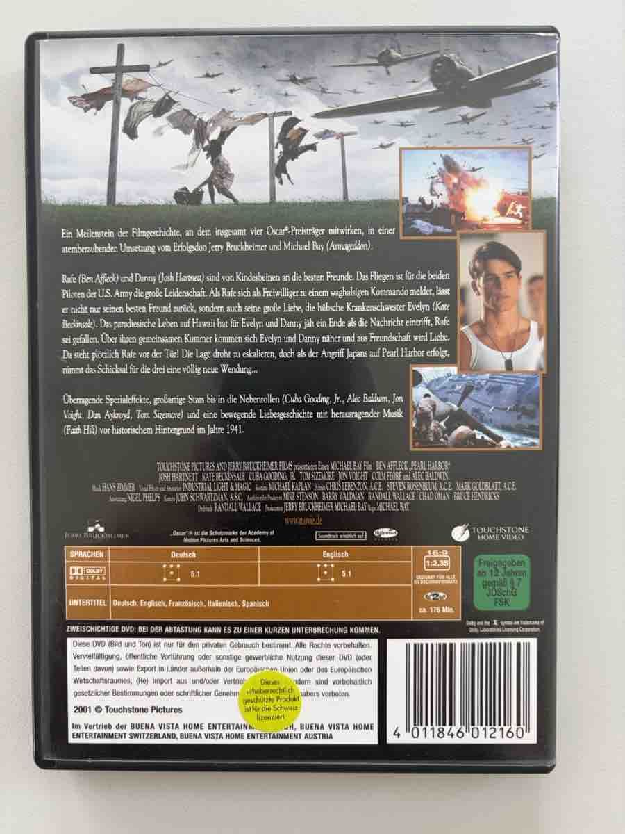 Tous les DVDs: DVD: Pearl Harbor – D'occasion à Ibach par Salem7 1